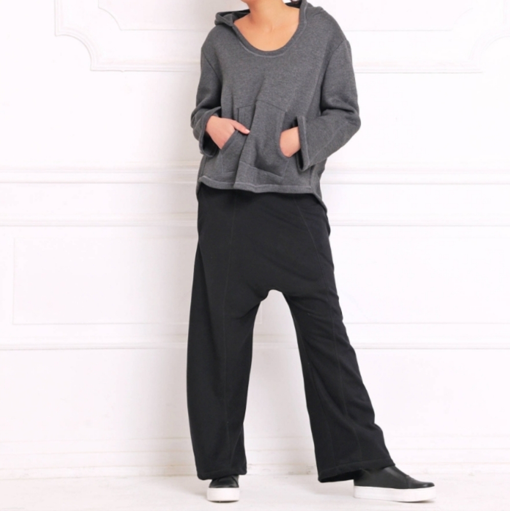 Gray and Black Women's Joggers